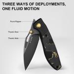 Kizer Shrike EDC Folding Knife - Titanium Handle