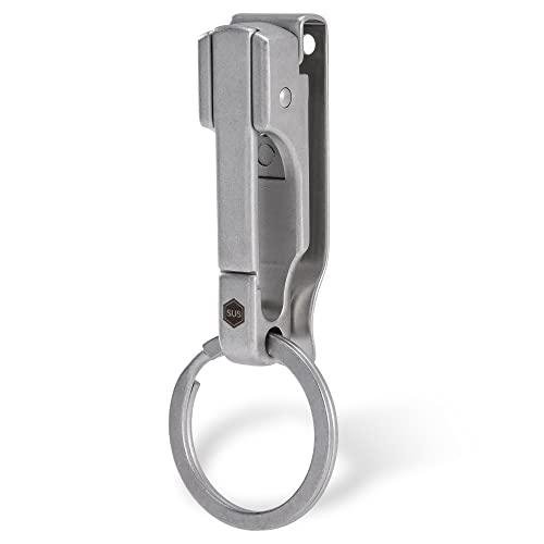 KeyUnity KS02 Quick Release Titanium Keychain Clip