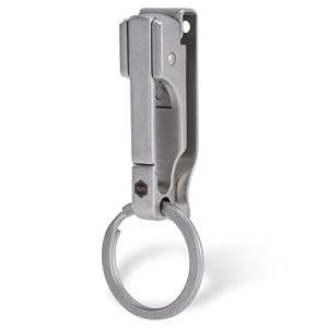 KeyUnity KS02 Quick Release Titanium Keychain Clip