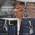 KeyUnity KS02 Quick Release Titanium Keychain Clip
