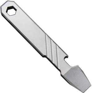 4” Titanium Pry Bar Tool with Multi-Function Features