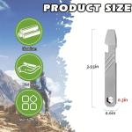 4” Titanium Pry Bar Tool with Multi-Function Features