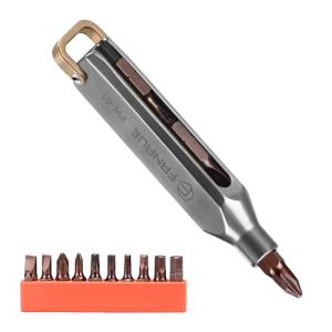FANAUE Titanium EDC Multi-Bit Pocket Screwdriver Set