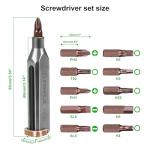 FANAUE Titanium EDC Multi-Bit Pocket Screwdriver Set