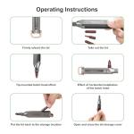 FANAUE Titanium EDC Multi-Bit Pocket Screwdriver Set