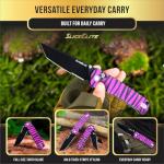 SliceElite La Tigresa Pink Tiger Stripe EDC Knife