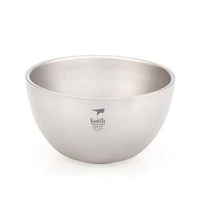Keith Titanium Double-Wall Insulated 28.7 oz Bowl