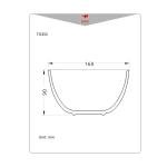 Keith Titanium Double-Wall Insulated 28.7 oz Bowl