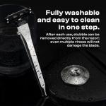 Titaner Titanium 3-Layer Razor Handle with Stand