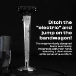 Titaner Titanium 3-Layer Razor Handle with Stand