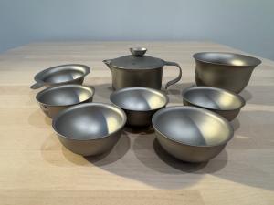 Keith Titanium Ultralight Camping Tea Set with Cups