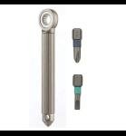 Titanium Alloy Pocket Ratchet Wheel Screwdriver Set