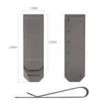 GINKOUHA 4-in-1 Titanium Money Clip & Tool