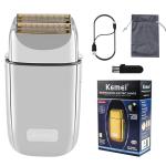 Kemei Cordless Titanium Electric Shaver for Men