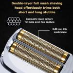 Kemei Cordless Titanium Electric Shaver for Men