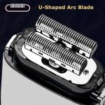 Kemei Cordless Titanium Electric Shaver for Men