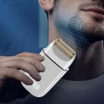 Kemei Cordless Titanium Electric Shaver for Men