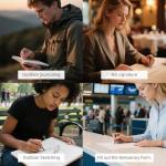 Titanium Stylus Pen with Graphite Tips – Keychain Design