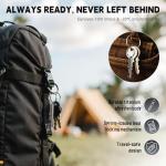 Titanium Stylus Pen with Graphite Tips – Keychain Design