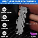 Titanium Keychain Wrench – Mini EDC Spanner Tool