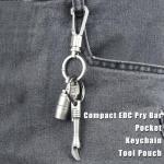 Titanium Mini Pry Tool with Keychain Hole