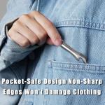 Titanium Mini Pry Tool with Keychain Hole