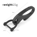 TISUR Heavy Duty Titanium Keychain Carabiner Clip