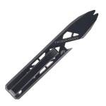 TwoSun Black Stonewashed Titanium Bottle Opener Pry Bar