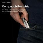 Raven Titanium EDC Folding Pocket Utility Knife