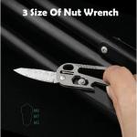 Dual Blue Titanium EDC Multitool Set with Prybar