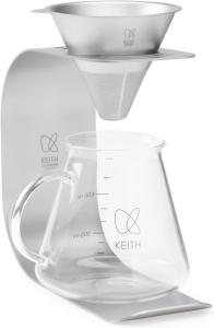 Titanium Pour-Over Coffee Kit for Perfect Brews
