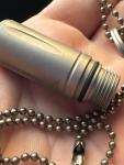 Keytail Titanium EDC Capsule Container Stash Can
