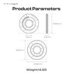 TITANER Precision Slide Rule Set for Engineers