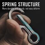 KeyUnity KM01 Titanium EDC Keychain Clip & Carabiner