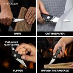 TITANER Raven Titanium Folding Pocket Utility Knife