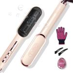 Titanium Ionic Hair Straightener Brush - TYMO Ring Plus