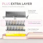 Titanium Ionic Hair Straightener Brush - TYMO Ring Plus