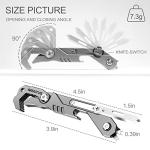 7-in-1 Titanium EDC Multitool with Knife & Tools