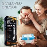 7-in-1 Titanium EDC Multitool with Knife & Tools