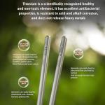 KEITH Titanium Chopsticks for Camping, Lightweight Design