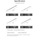 KEITH Titanium Chopsticks for Camping, Lightweight Design