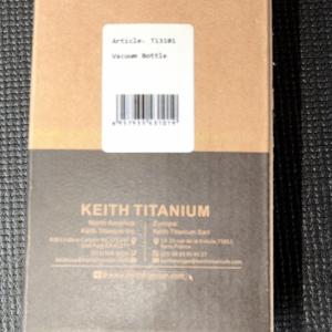 Keith Titanium Vacuum Bottle with Twist Lid
