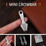 Titanium Mini Pry Bar Multitool Keychain Gadget