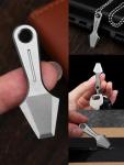 Titanium Mini Pry Bar Multitool Keychain Gadget