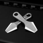 Titanium Mini Pry Bar Multitool Keychain Gadget