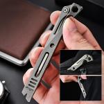 User-Friendly Compact Titanium Multi-Functional EDC Tool