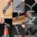User-Friendly Compact Titanium Multi-Functional EDC Tool