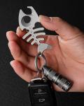 TISUR Titanium Keychain Bottle Opener and Pry Bar