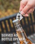 TISUR Titanium Keychain Bottle Opener and Pry Bar