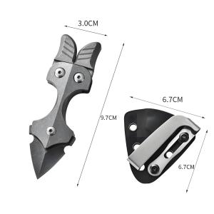 Titanium EDC Multi-Tool Pry Bar with Sheath